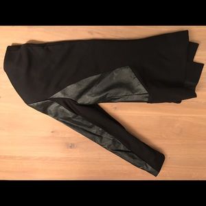 Black Faux Leather H&M Jacket w/tags
